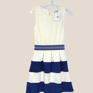 NWT SPEECHLESS SLEEVELESS STRIPED SKIRT SKATER DRESS